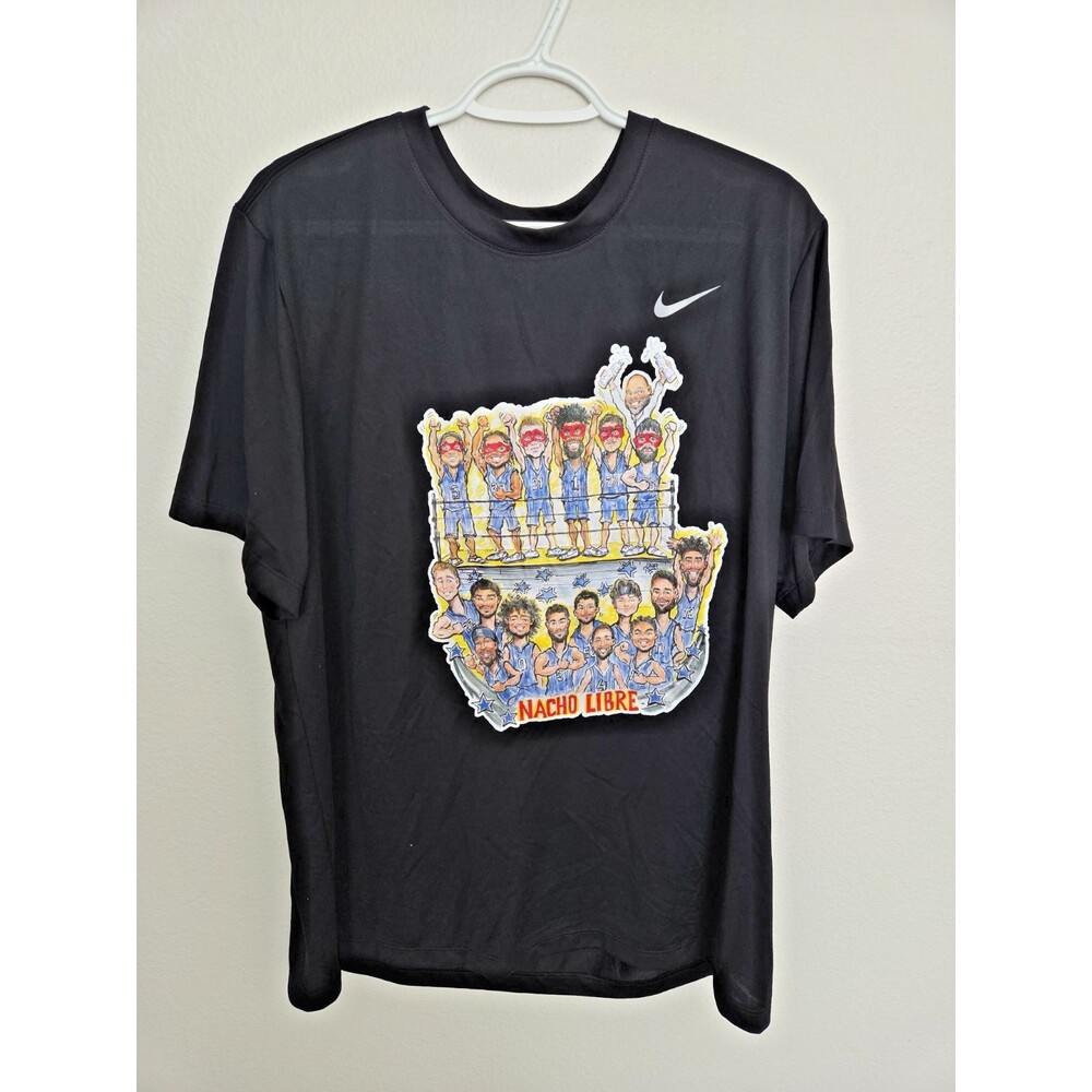 Nike Dallas Mavericks 2023/2024 Caricature Roster T-Shirt Black Mens Size XL
